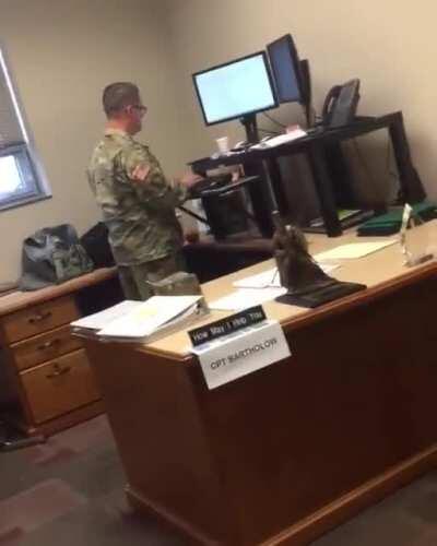 He scared the hell out of him