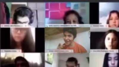 When haces tus momos en zoom