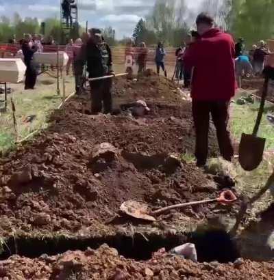 Nothing serious, just grave digging championship in Novosibirsk. From Russia with love.