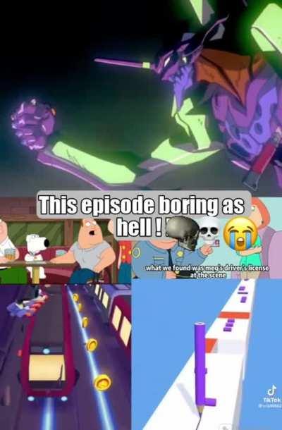 boring ahhh evangelion 😮‍💨😴