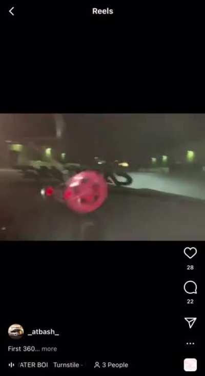 First 360 entry! Practice! (w/ interior view)