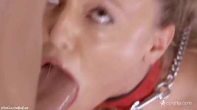 Pushing Her Pet Deep