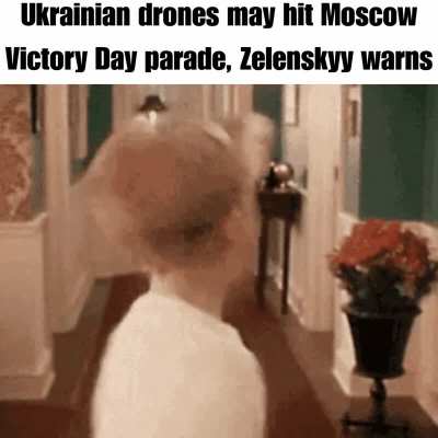 Ukrainian drones may hit Moscow Victory Day parade, Zelenskyy warns
