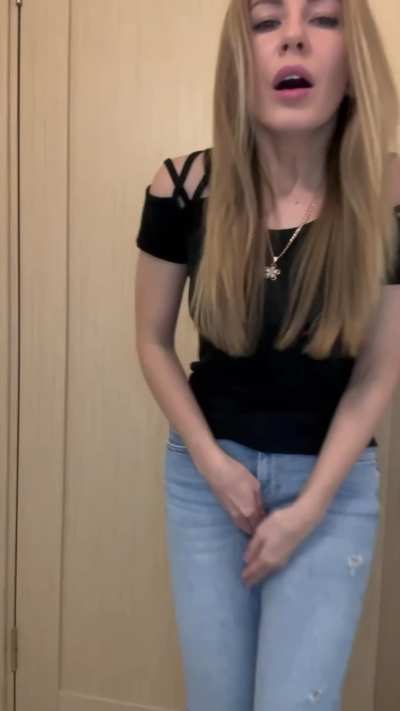 I took a piss in my own jeans!