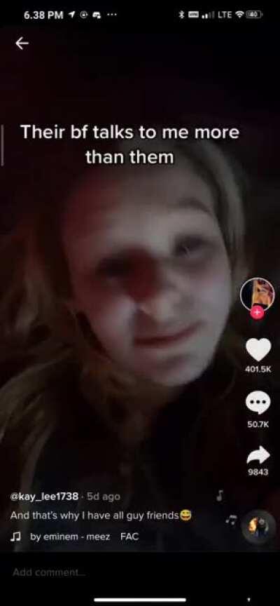 the epitome of "not like the other girls"