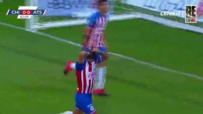 Alexis Vega’s cheeky celebration