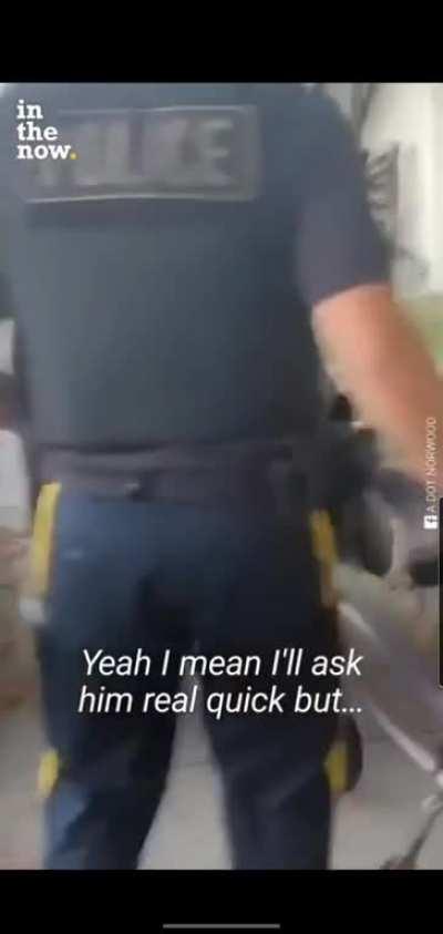 Black man arrested for not having a bell on his bike.