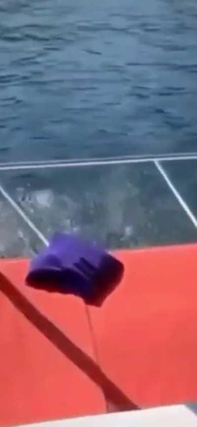 WCGW grabbing a horizontal pole with wet hands…