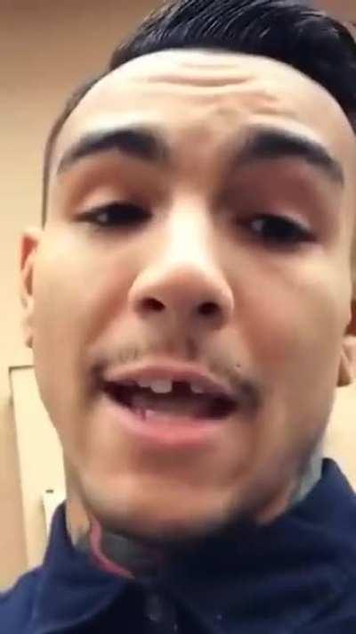 UFC Fighter Literally Trashes Sponsored Product.