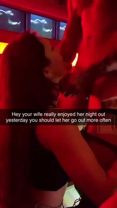 You let her go out to the clubs with her friends. He had heard you were her submissive bitch.