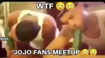 Video sacado de una conferencia de fans de jojos