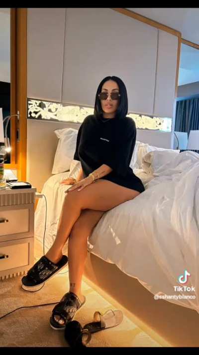 Waiting for me to join her