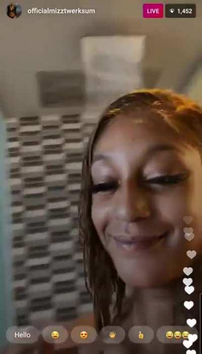 Just finished her live