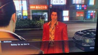 Missed this on my first playthrough, dont worry majima u’ll get a good look :)