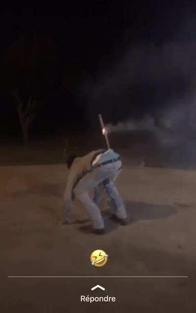 HMFT after I use my ass to keep this firework stable