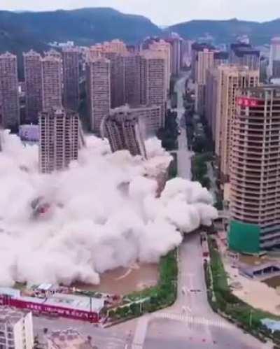When there's an oversupply of housing in China.