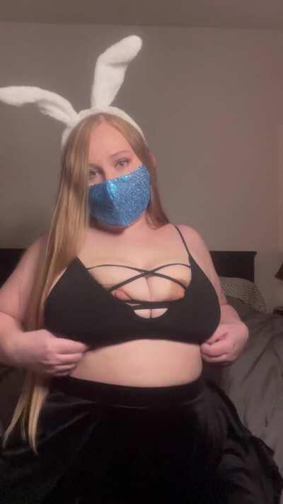 I’ve been a very naughty bunny 😏