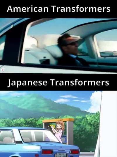 American Transformers Vs Japanese Transformers 