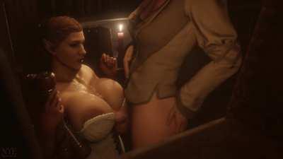 Tittyfucked by a futa