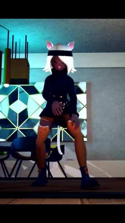 Posting a video of Whisk dancing to a random song until Murder Drones comes out - Day 5