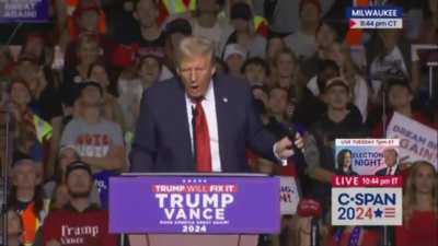 Trump that Technique, during a Rally Presidential Candidate Trump simulates oral sex on a microphone