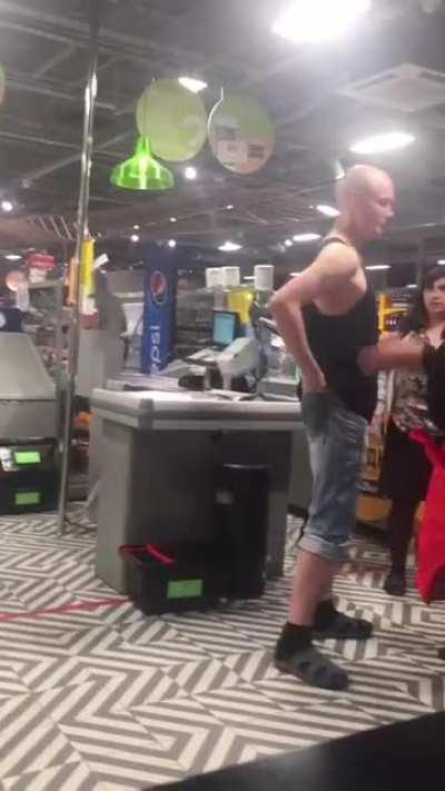 KO in the supermarket