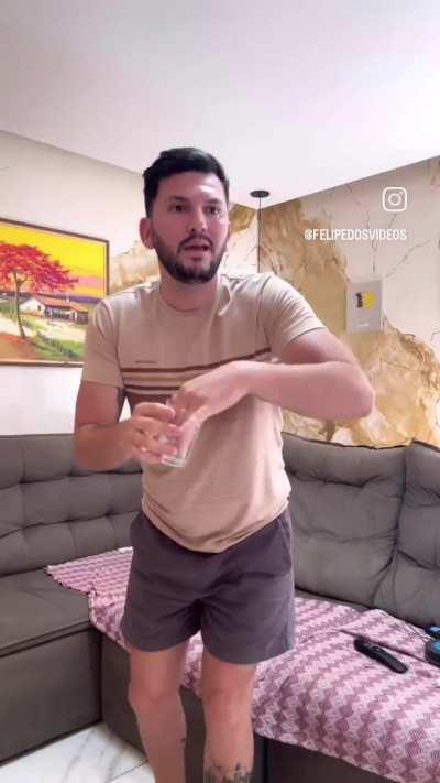 bro's drinking holy water 😶