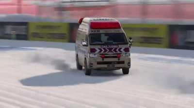 Malaysian MoH or KKM ambulance in Gran Turismo 7
