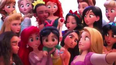 Disney princesses wreck Ralph break internet