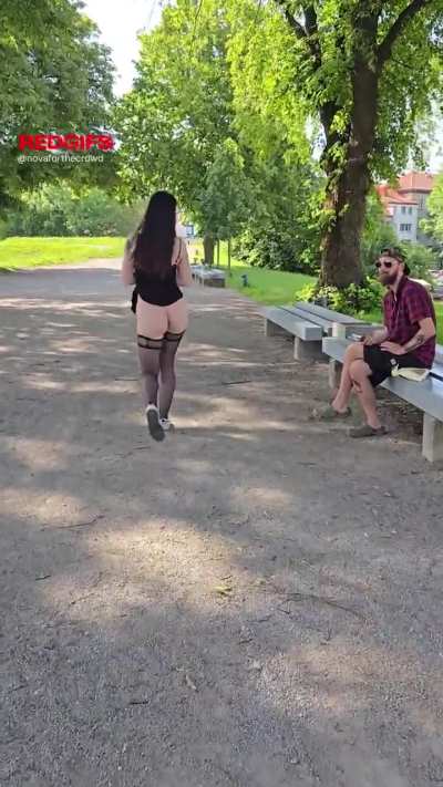 Bro looked lonely and sad, so I gave him something else to think about. If you are patient enough, you might catch me in your local city on a park bench lol