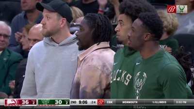 [Highlight] Fiserv Forum goes silent after Giannis goes down but he gets up fine