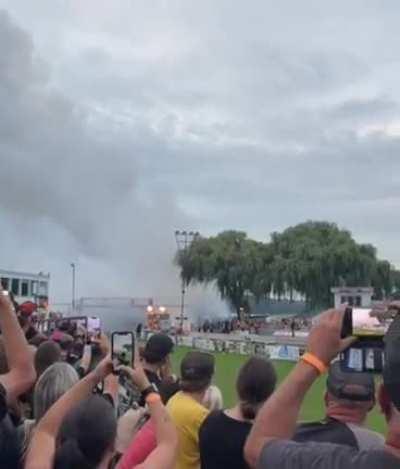 Truck pumps up the revs