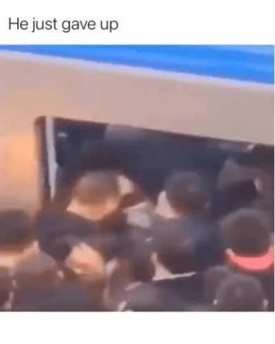 I like how he just accepts it