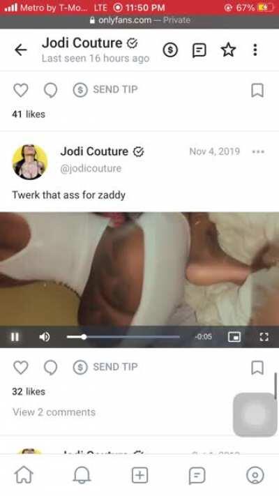 Twerk video dm me very cheap