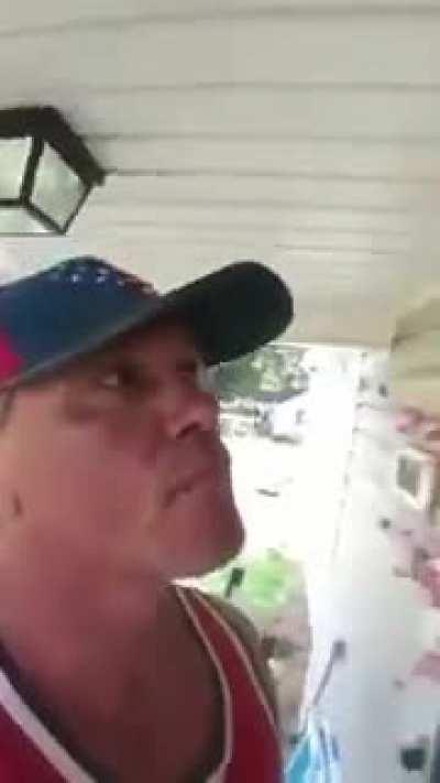 Man eats hornets nest