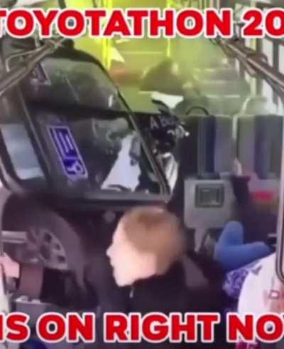 Bus t-bonedâ¦ Insta reels is crazy