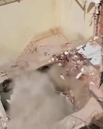 What could go wrong with pulling a wall down?