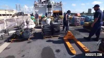 South Carolina Coast Guard Seize Narco Sub Holding 200 Million Dollars Worth of Drugs