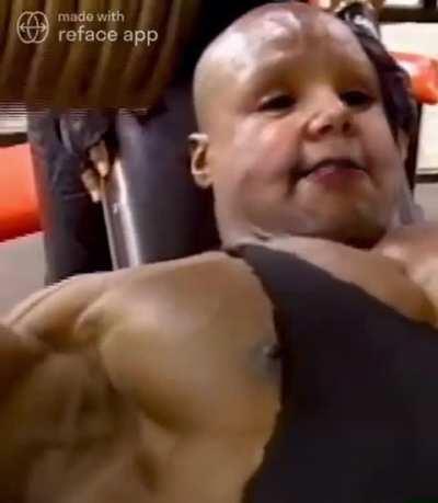 “Natural 9 Months Transformation, #ChestDay”