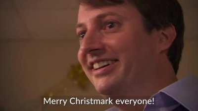 Mark Corrigan sings Merry Christmas Everyone