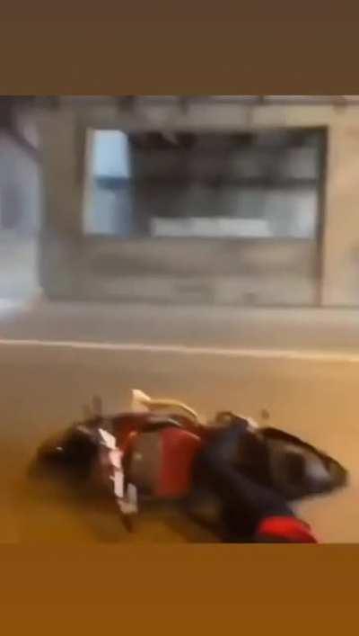 TIL: Motorcycles can catch on fire quick