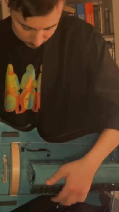 Unholy, Gordiy Starukh plays on a Lira (Ukrainian instrument)