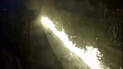 Hydrogen truck explosion