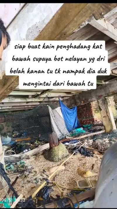 Aktiviti mengendap di enap desa Pulau Aman, Batu Kawan