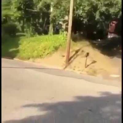 No helmet, no idea......