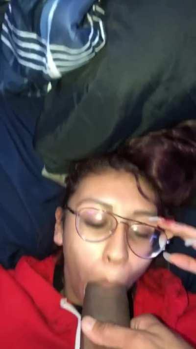 BBC Big Dick Blowjob Latina Quickie Sucking Porn GIF by junglemeat03