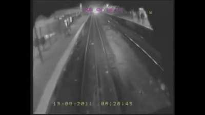 Train Collides With Bus, Sending The Bus Into A Train Platform, Derailing The Train And Causing It To Fly Onto The Platform Where A Second Train Was Approaching And Collides With It. One Train Driver Was Trapped In The Wreckage. 11 People Were Killed And 