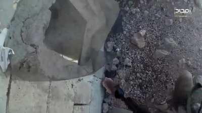 [Enemy Visible] GoPro footage of HTS fighters attacking a regime checkpoint near Bakhshuy, N. Aleppo. 2nd of October, 2017