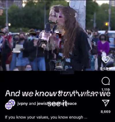 A message from The Jewish voices for peace