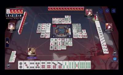 Gigachad pulls riichi ippatsu tsumo (and 3 ura dora) on suuankou tanki and takes 1st place from 4th